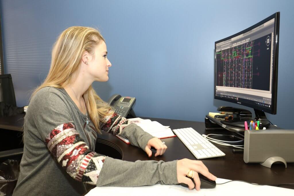 Woman at Computer