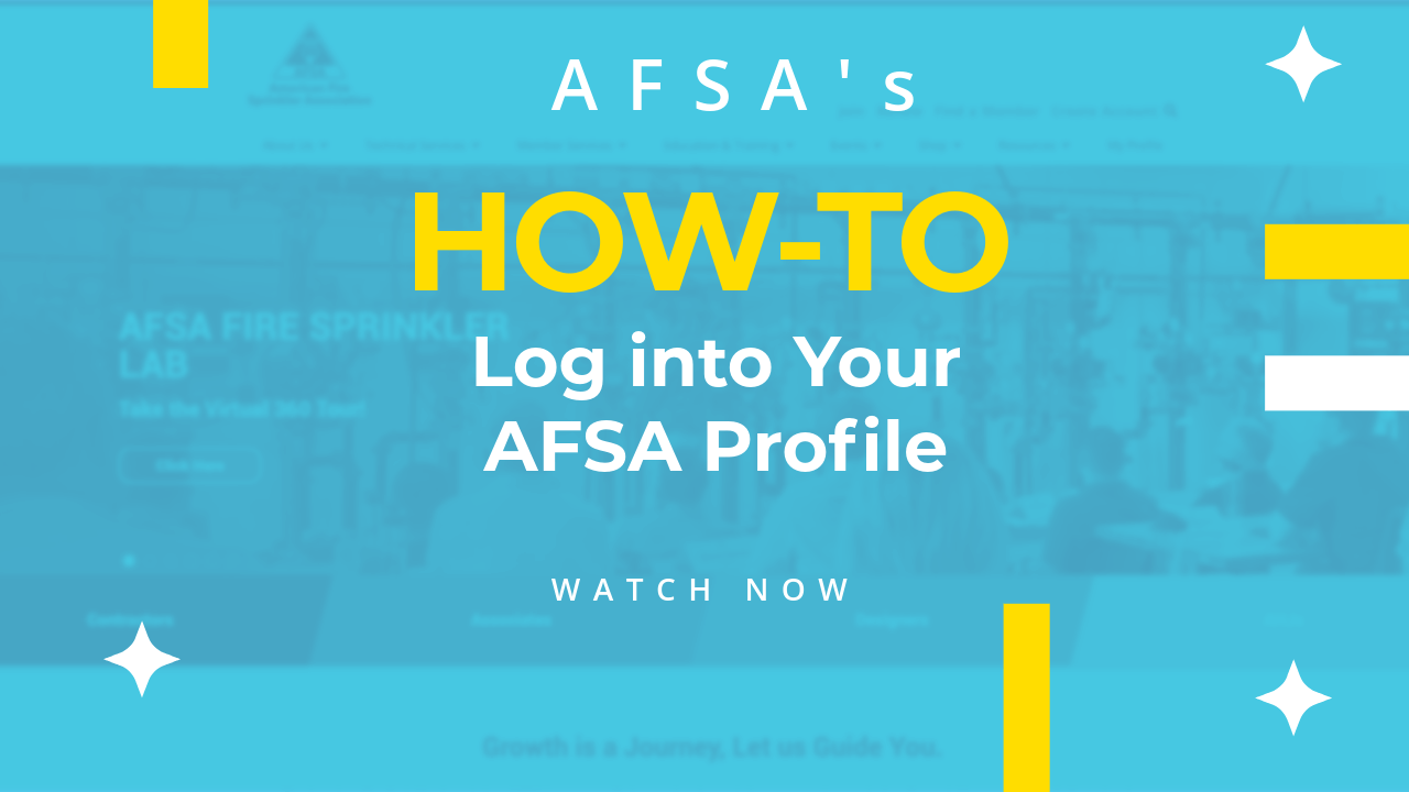 How to log into your AFSA profile thumbnail