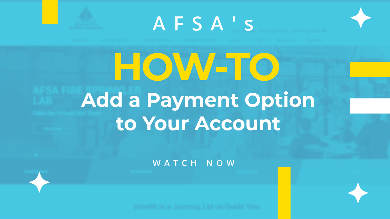 How to add a payment option to your account
